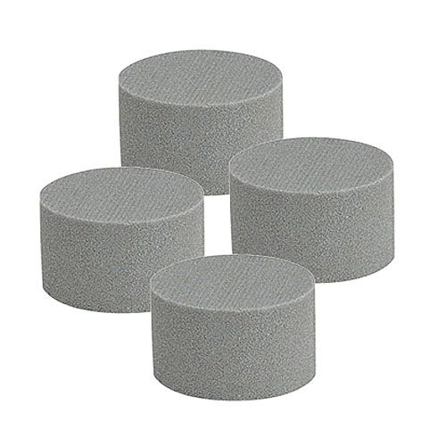 Article Cylindre de mousse florale composé sec enfichable gris H5cm Ø8cm 20 pcs
