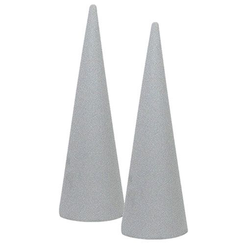 Floristik24 Cône de mousse florale masse florale sèche H50cm 2 pcs