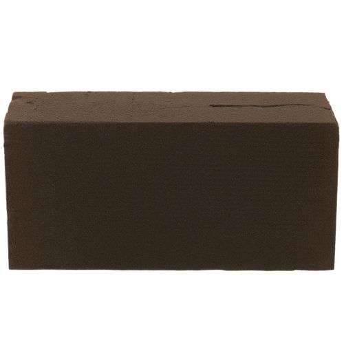 Bloc de mousse florale Oasis Renewal marron 23 x 11 x 7,5 cm | Floristik24.fr