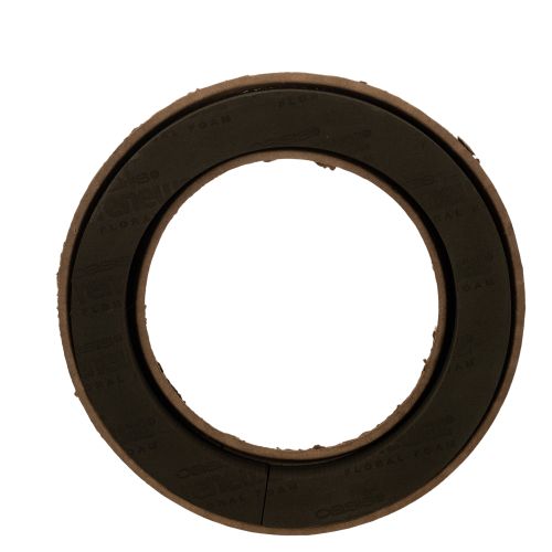Anneau de mousse florale OASIS® Renewal® Biolit®, 40 cm, noir, pour couronnes, lot de 2