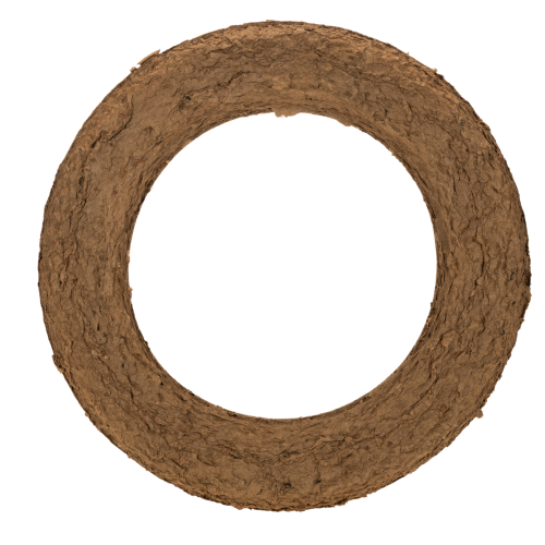 Anneau de mousse florale OASIS® Renewal® Biolit®, 40 cm, noir, pour couronnes, lot de 2 | Floristik24.fr