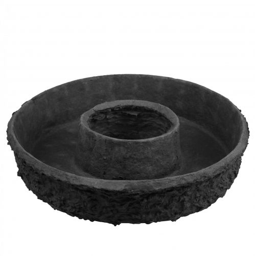 Floristik24 Oasis Black Biolit Plant Ring Bol à plantes noir Ø35cm