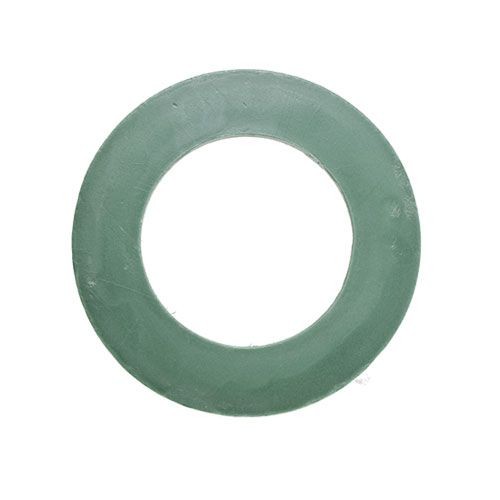 Article Anneau en mousse florale vert Ø25cm composition de couronne 4 pièces