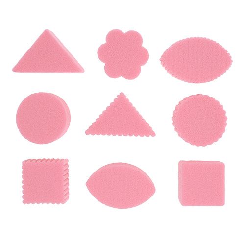 Floristik24 Canapés en mousse florale rose 5cm 45p