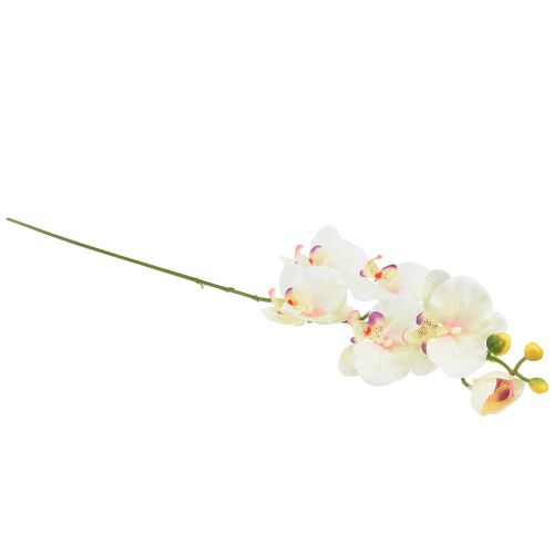 Article Orchidée Phalaenopsis artificielle 6 fleurs rose crème 70cm