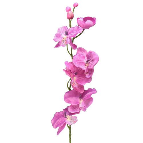 Article Orchidée Phalaenopsis artificielle 6 fleurs violette 70cm