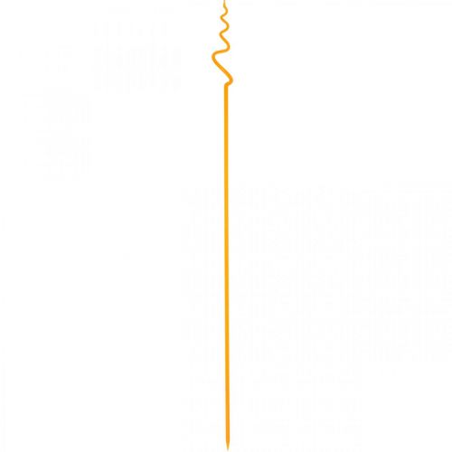 Article Bâton d&#39;orchidée plastique orange treillis orchidées H64cm