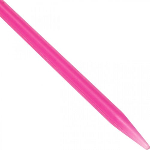 Article Bâton d'orchidée plastique rose support orchidée plante bâton H64cm