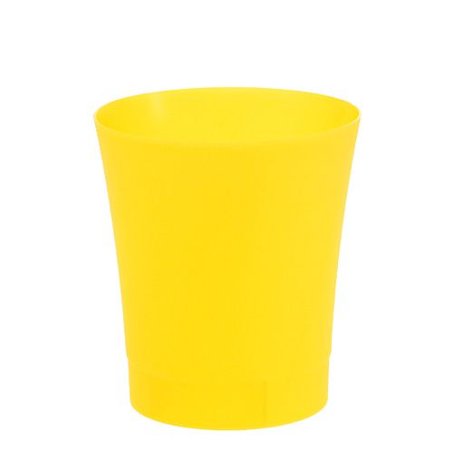 Floristik24 Pot à orchidées jaune Ø12,5cm H14cm, 1pce