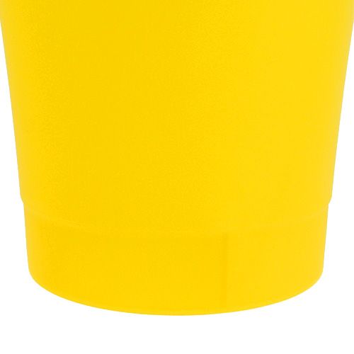 Floristik24 Pot à orchidées jaune Ø12,5cm H14cm, 1pce