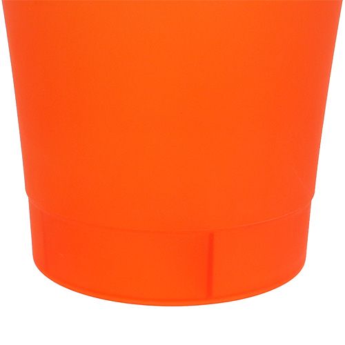 Floristik24 Pot à orchidées orange Ø12,5cm H14cm, 1pce