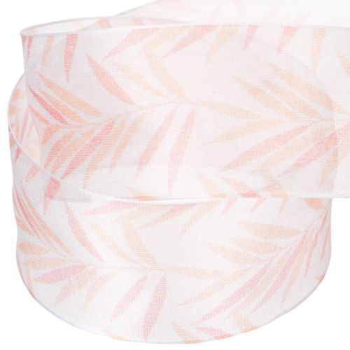Article Ruban d'organza, ruban de mousseline, orange jungle, 40 mm, 15 m