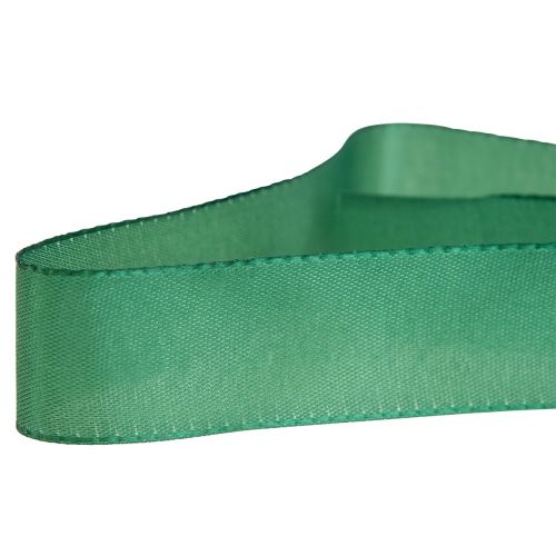 Article Ruban décoratif ruban cadeau vert lisière vert foncé 25mm 3m