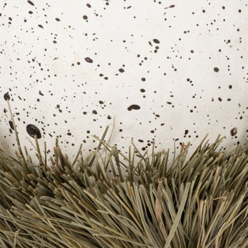 Article Œuf décoratif de Pâques dans un nid, nid d'oiseau décoratif, couleurs naturelles, Ø9 cm H11 cm, lot de 4