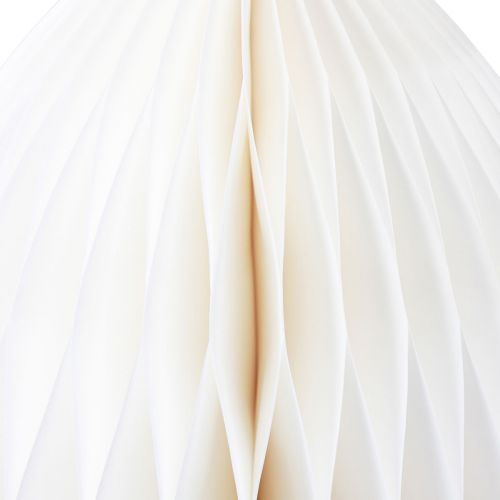 Floristik24 Oeuf en nid d'abeille en papier de décoration de Pâques pour placer la crème en nid d'abeille H30cm