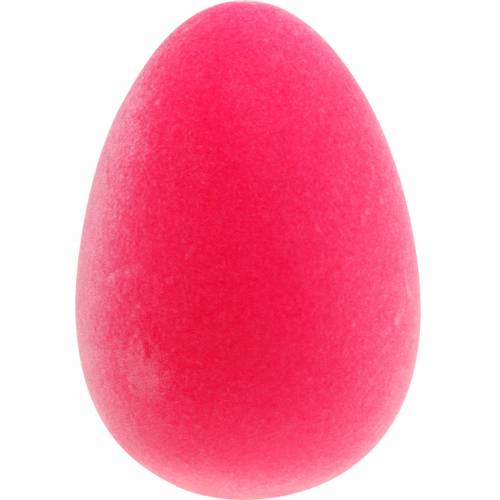 Floristik24 Oeuf de Pâques rose H25cm oeuf floqué décoration de Pâques décoration oeuf