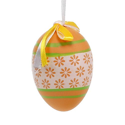 Floristik24 Oeufs de Pâques à suspendre mélange couleurs assorties 6cm 18 pcs