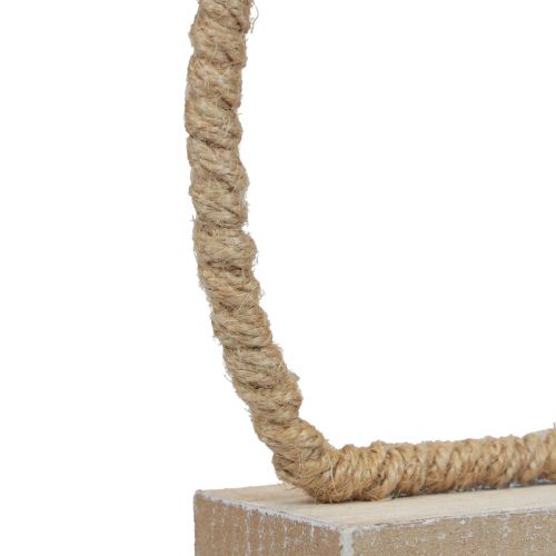 Article Décoration de table lapin de Pâques décoration bohème en fil de fer de Pâques 24cm 2pcs