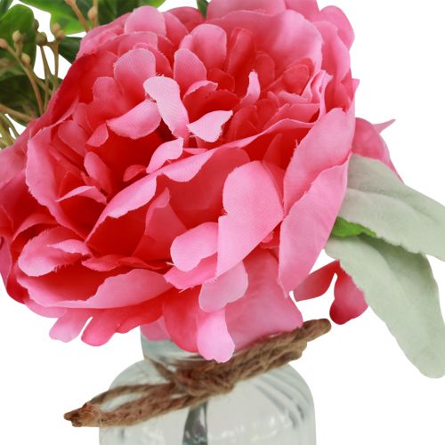 Article Décoration pivoine dans le vase décoration de table rose d&#39;été 20cm