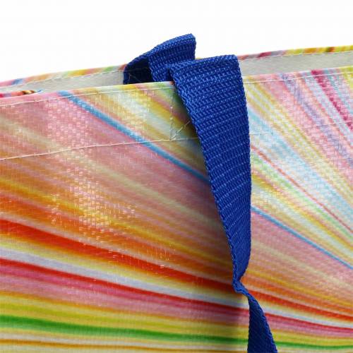 Floristik24 Sac shopping avec anses Mikado plastique 37×10×40cm