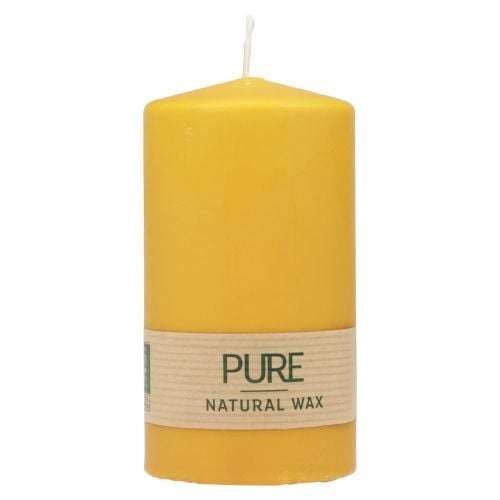 Bougie pilier PURE bougies Wenzel miel jaune 130/70mm