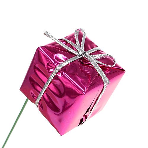 Floristik24 Paquet 2.5cm sur le fil rose 60pcs