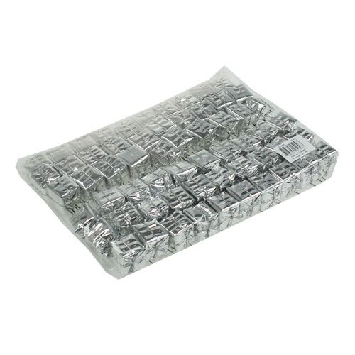 Paquet sur fil argent 2.5cm 60pcs | Floristik24.fr