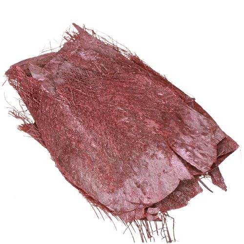 Article Fibre de palmier pour l'artisanat Bordeaux blanchi 20-40cm 250g