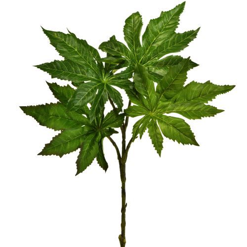Article Feuilles de papaye artificielle déco branche plante artificielle vert 40cm