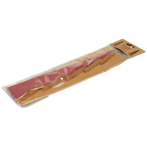 Article Sapin de Noël en papier petit bordeaux H30cm