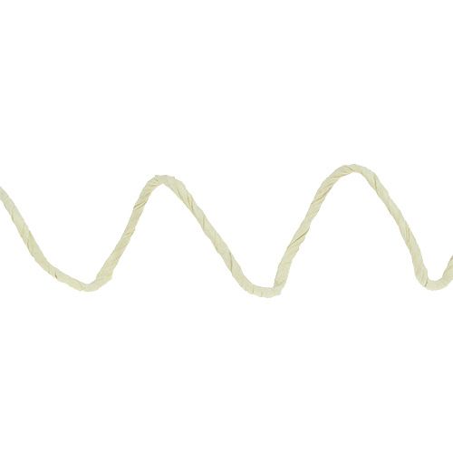 Cordon papier fil enroulé Ø2mm 100m champagne
