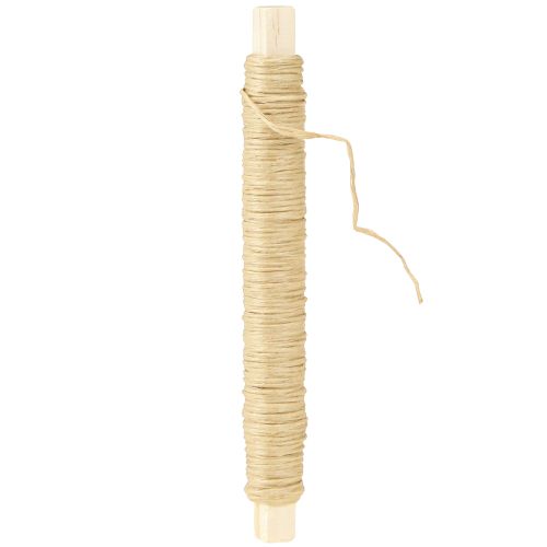 Article Cordon papier fil enroulé Ø0.8mm 22m nature
