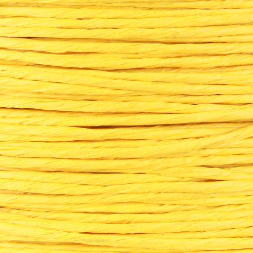 Article Cordon de papier enroulé Ø2mm 100m jaune