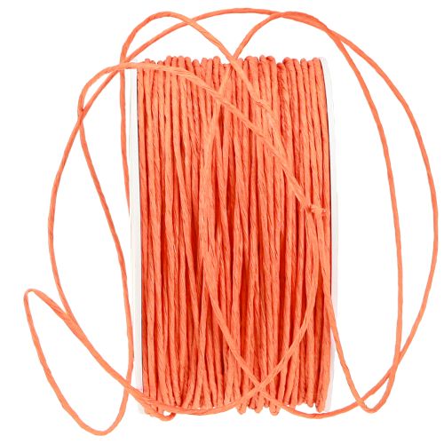 Article Cordon papier enroulé Ø2mm 100m Orange