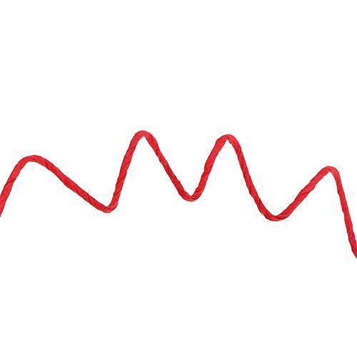 Fil de cordon papier enveloppé de Ø2mm 100m rouge