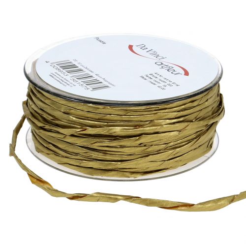 Cordon de papier sans fil de fer Ø 3 mm 40 m, doré