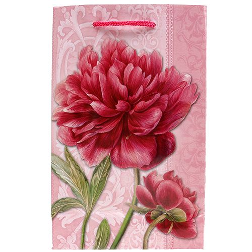 Floristik24 Sac papier dahlia 12cm x19cm rose