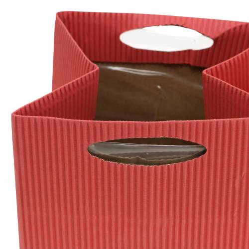 Floristik24 Sac papier pot de fleur pot de fleurs mix orange 10,5cm 12p