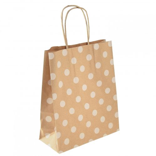 Article Sacs cadeaux sacs en papier à pois 18×22cm 50 pcs