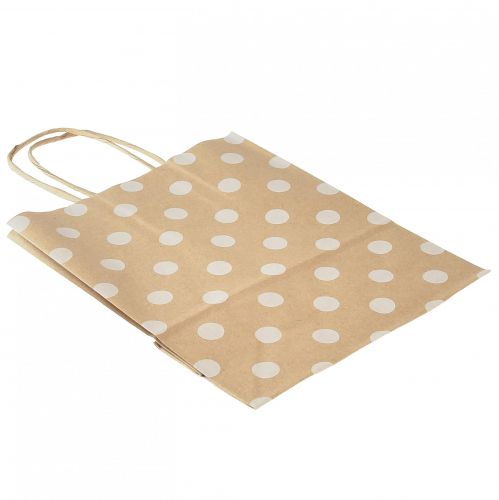 Article Sacs cadeaux sacs en papier à pois 18×22cm 50 pcs
