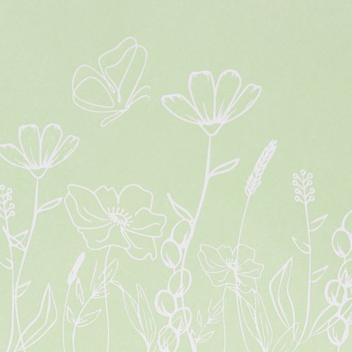 Article Sachet cadeau à motif floral, petit sachet cadeau pour occasions spéciales, 12 cm, lot de 12