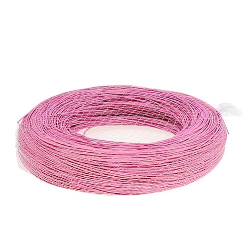 Floristik24 Moelle de rotin rose clair Ø 1,3 mm 250 g
