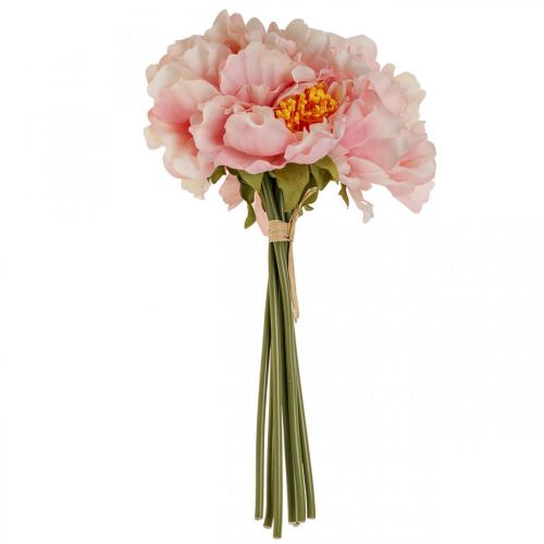 Article Paeonia Pivoine Fleur Artificielle Pivoine Rose Ø6cm 28cm 7 pcs