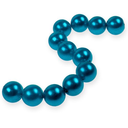 Article Perles déco Ø2cm bleu 12p