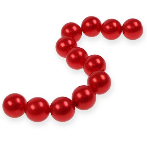 Floristik24 Perles déco Ø2cm rouge 12pcs