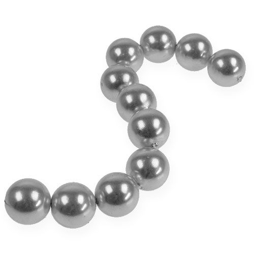 Perles déco Ø2cm argent 12pcs