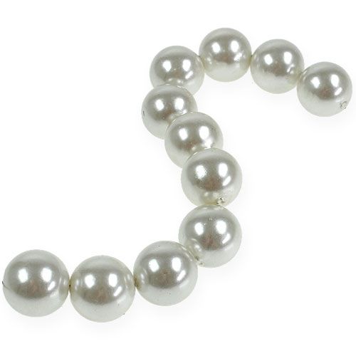 Floristik24 Perles décoratives Ø2cm champagne 12 pcs