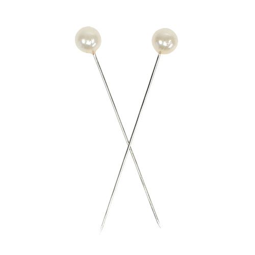 Epingles tête perle champagne Ø8mm L65mm 55p
