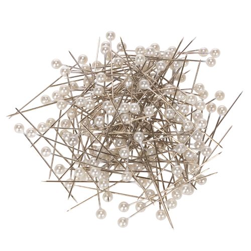 Aiguilles à tête perlée blanches Ø4mm 40mm lot de 150 acheter | Floristik24.fr