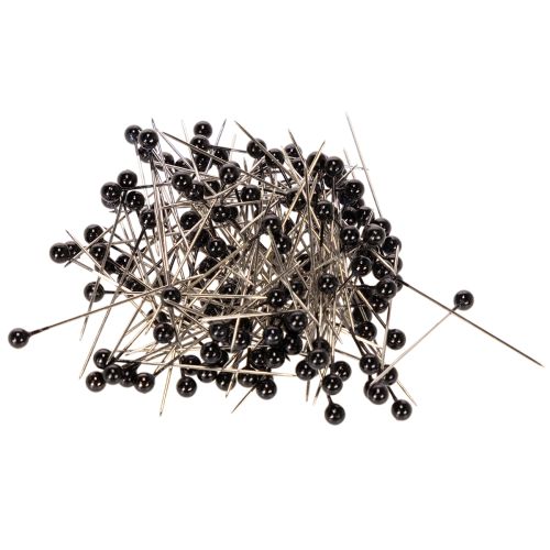 Épingles à Tête Noire Floristiques Ø4 mm 40 mm 150 Pièces